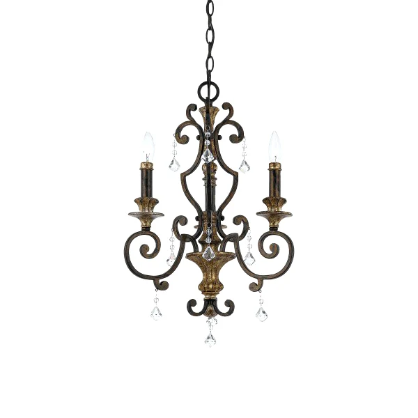 Marquette 6-Light Traditional Damp Rated Chandelier, Heirloom