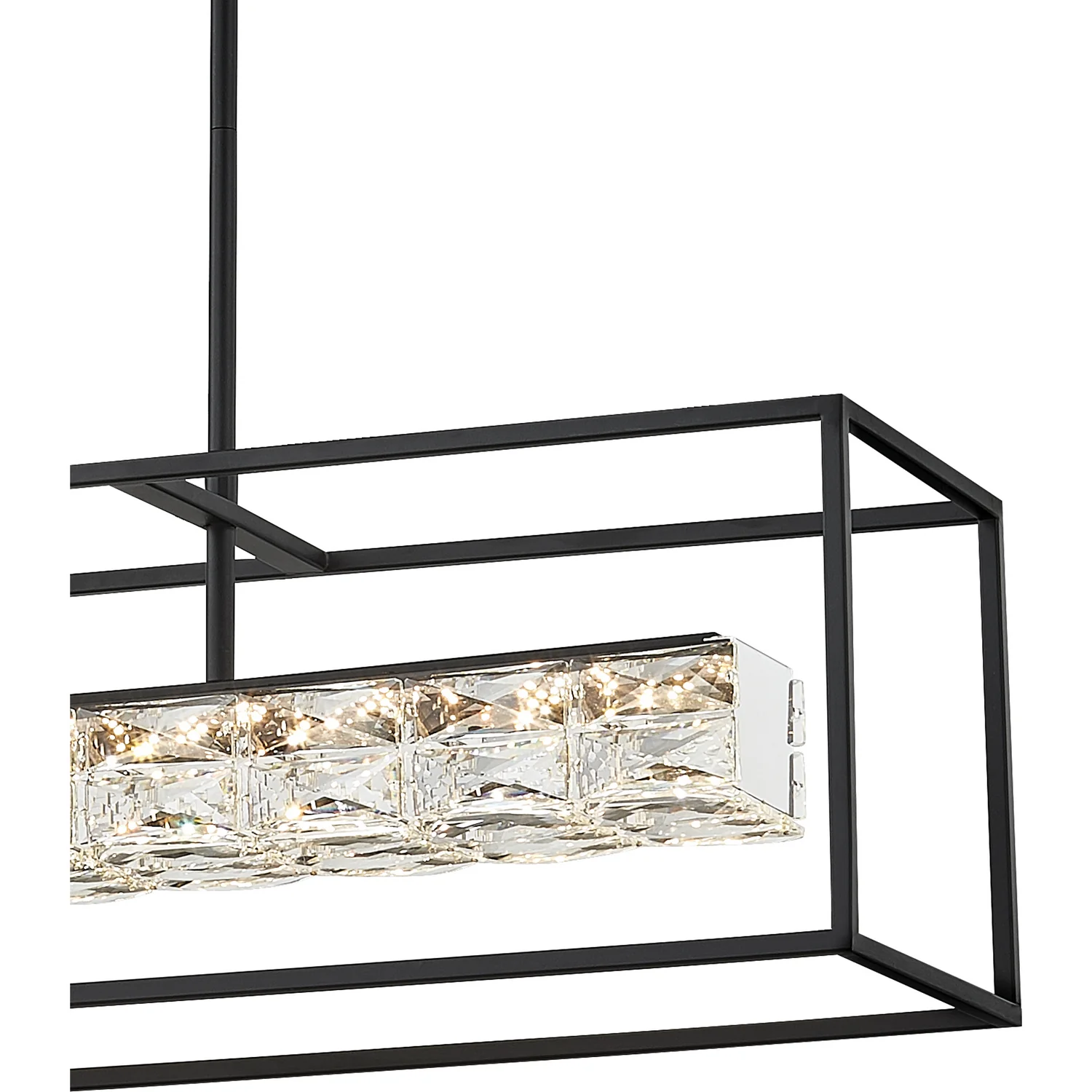32 in Chandelier, Matte Black - Image 2