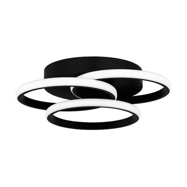 Moonan LED Flush Mount, Matte Black