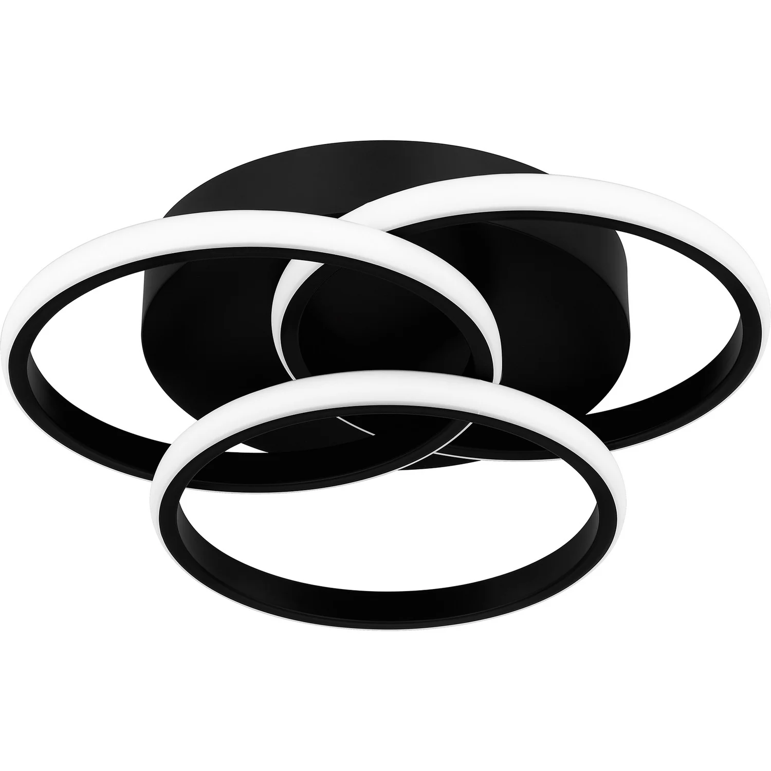 Moonan LED Flush Mount, Matte Black - Image 3