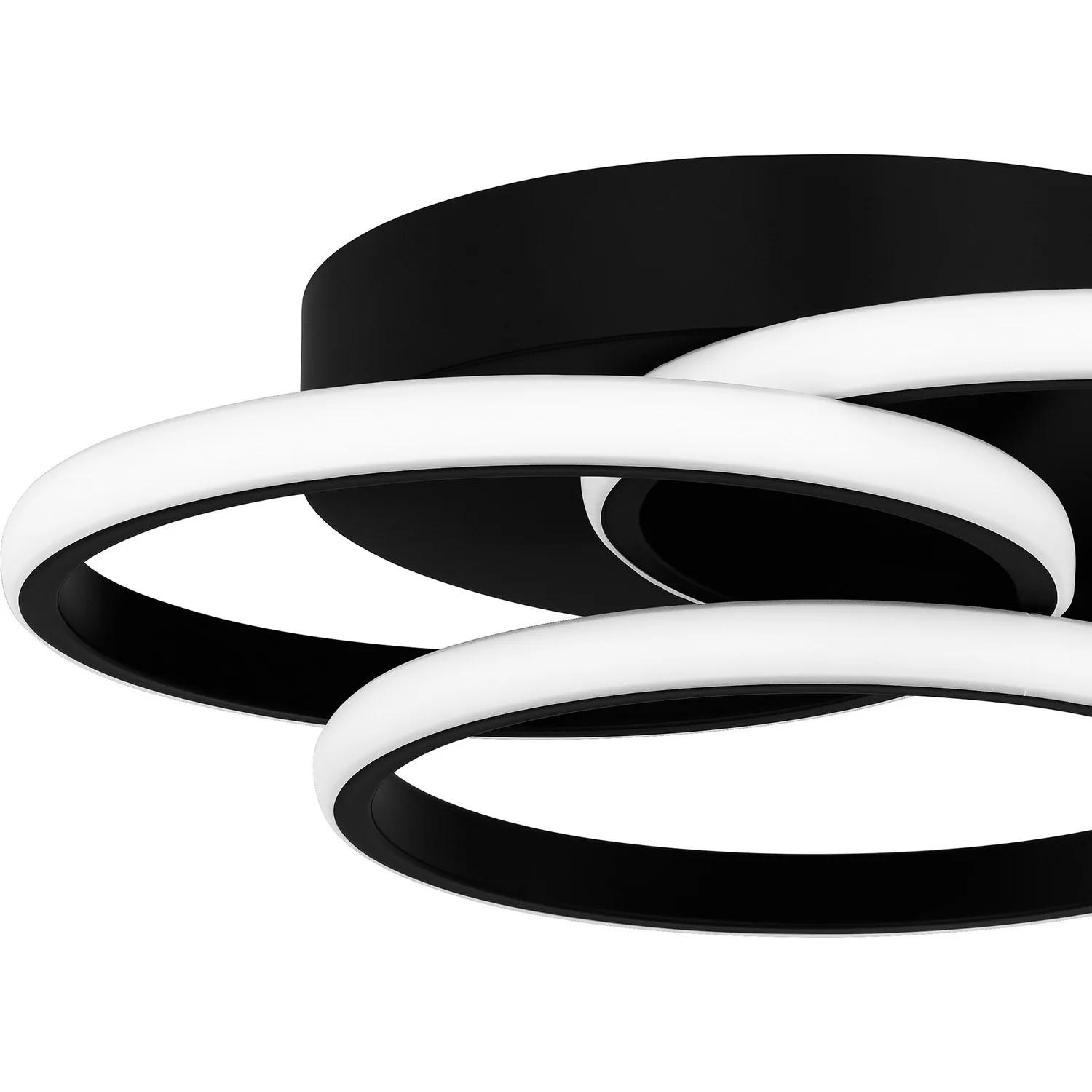 Moonan LED Flush Mount, Matte Black - Image 4