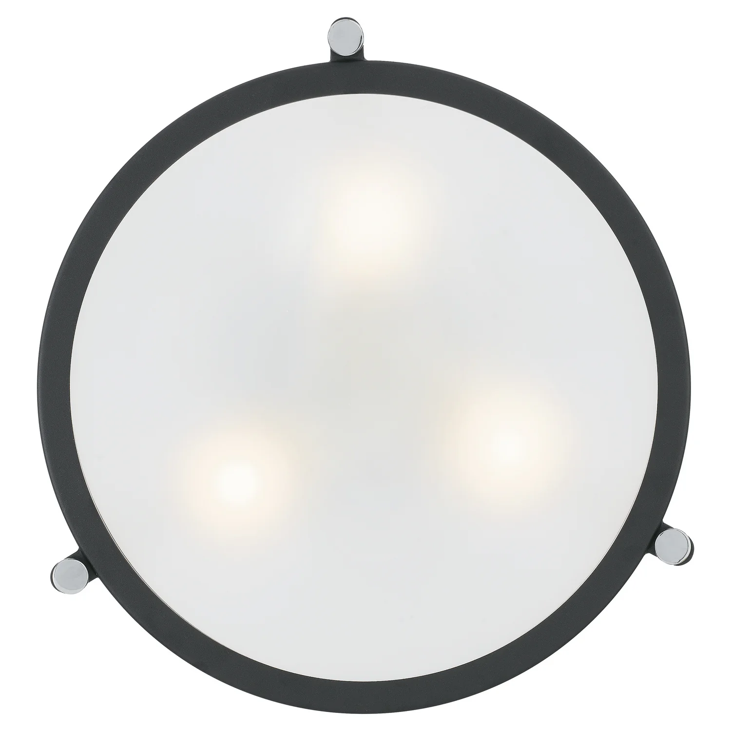 Rigel 3-Light Semi-Flush Mount Ceiling Light, Earth Black - Image 5