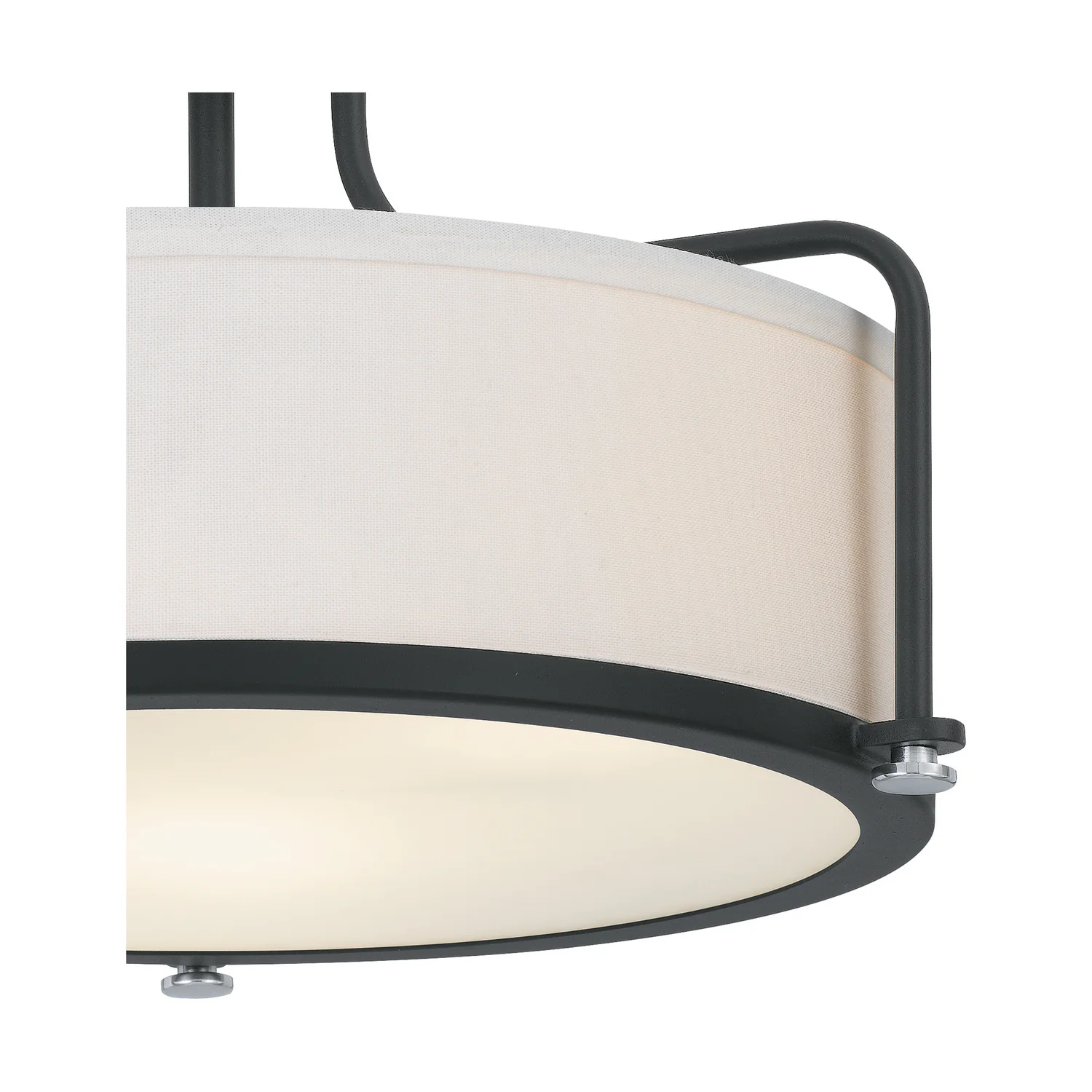 Rigel 3-Light Semi-Flush Mount Ceiling Light, Earth Black - Image 6