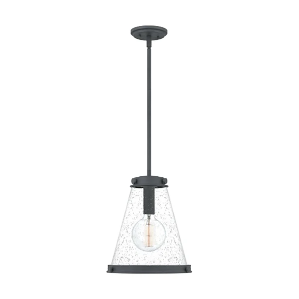 Bristol 1-Light Pendant, Mottled Black
