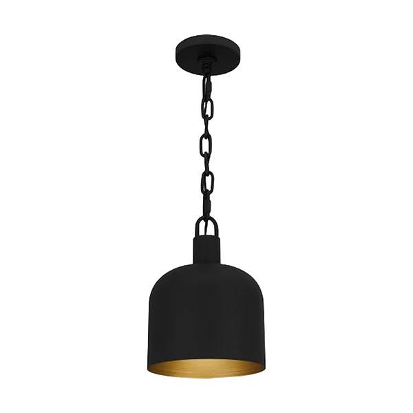 Raquel 1-Light Pendant, Matte Black