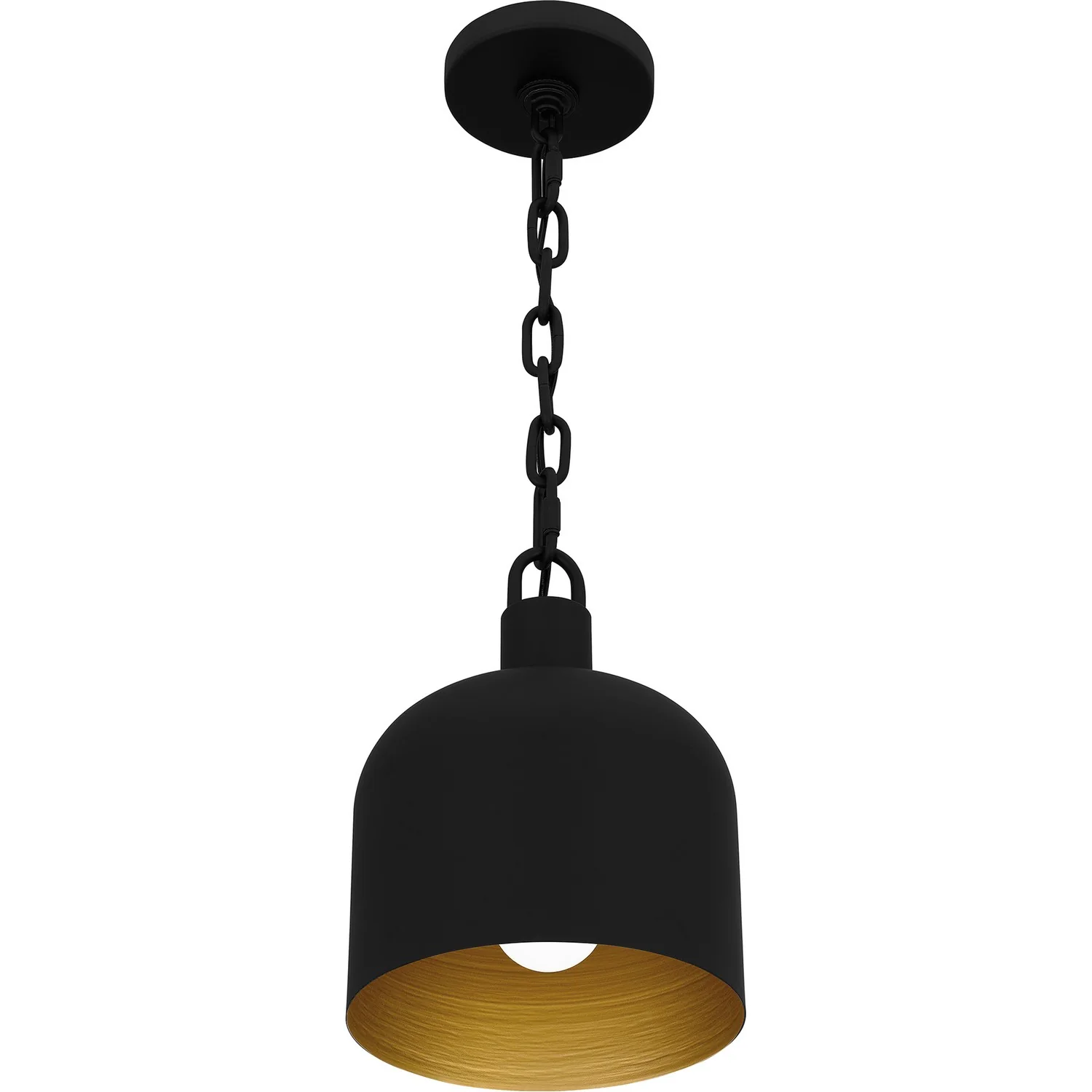 Raquel 1-Light Pendant, Matte Black - Image 3
