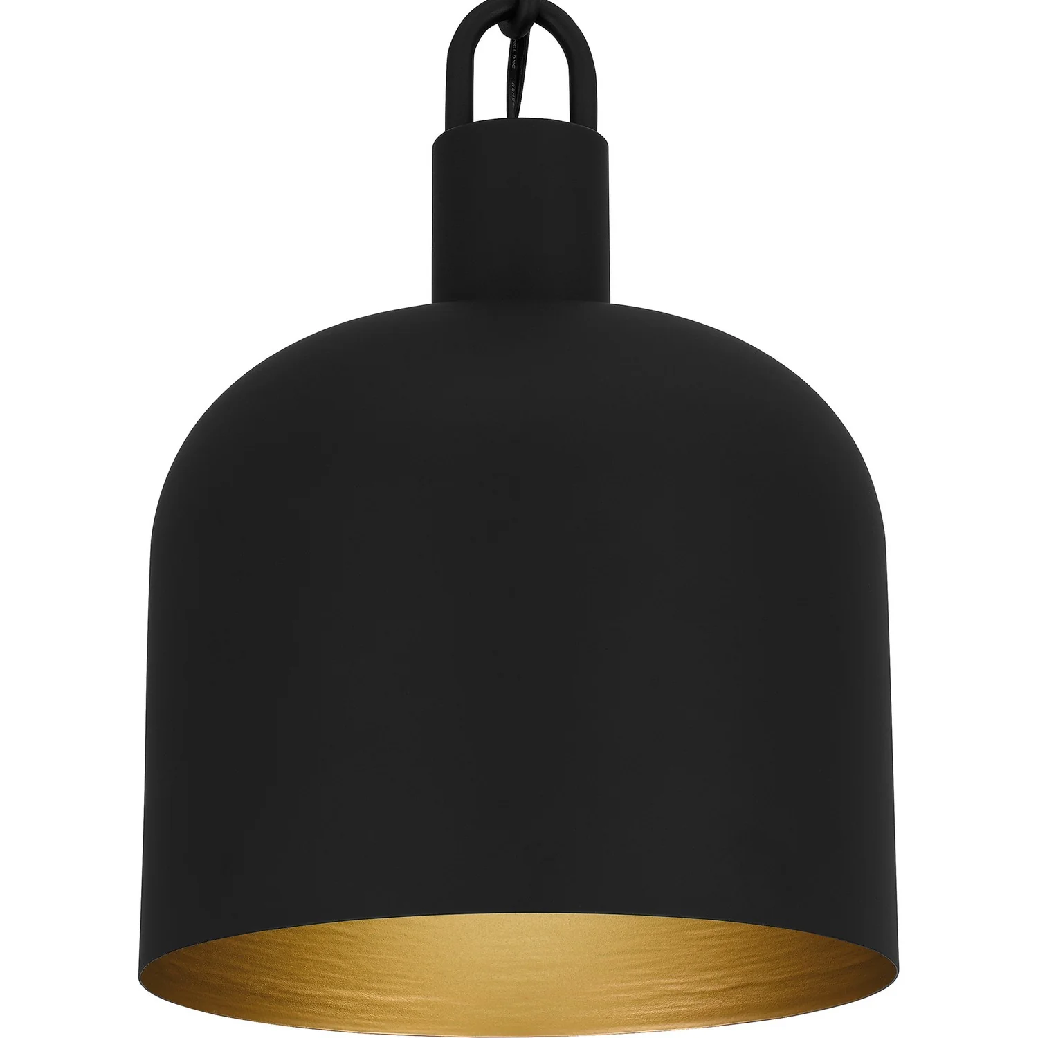 Raquel 1-Light Pendant, Matte Black - Image 4