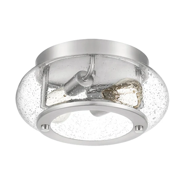 Trilogy Flush Mount, Brushed Nickel