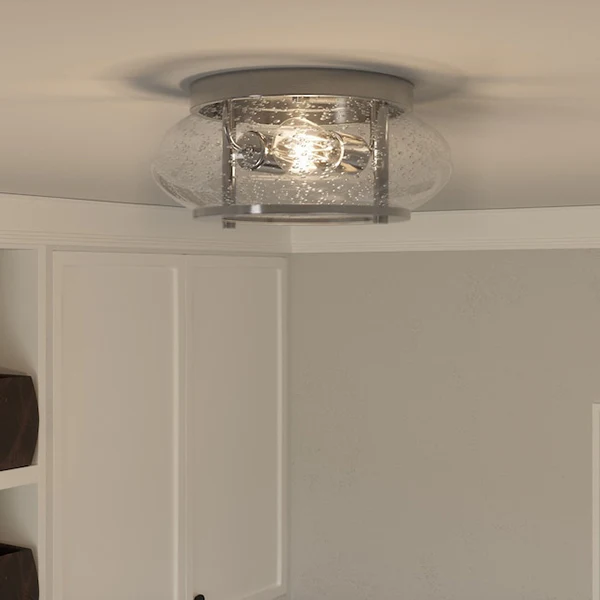 Trilogy Flush Mount, Brushed Nickel - Image 3