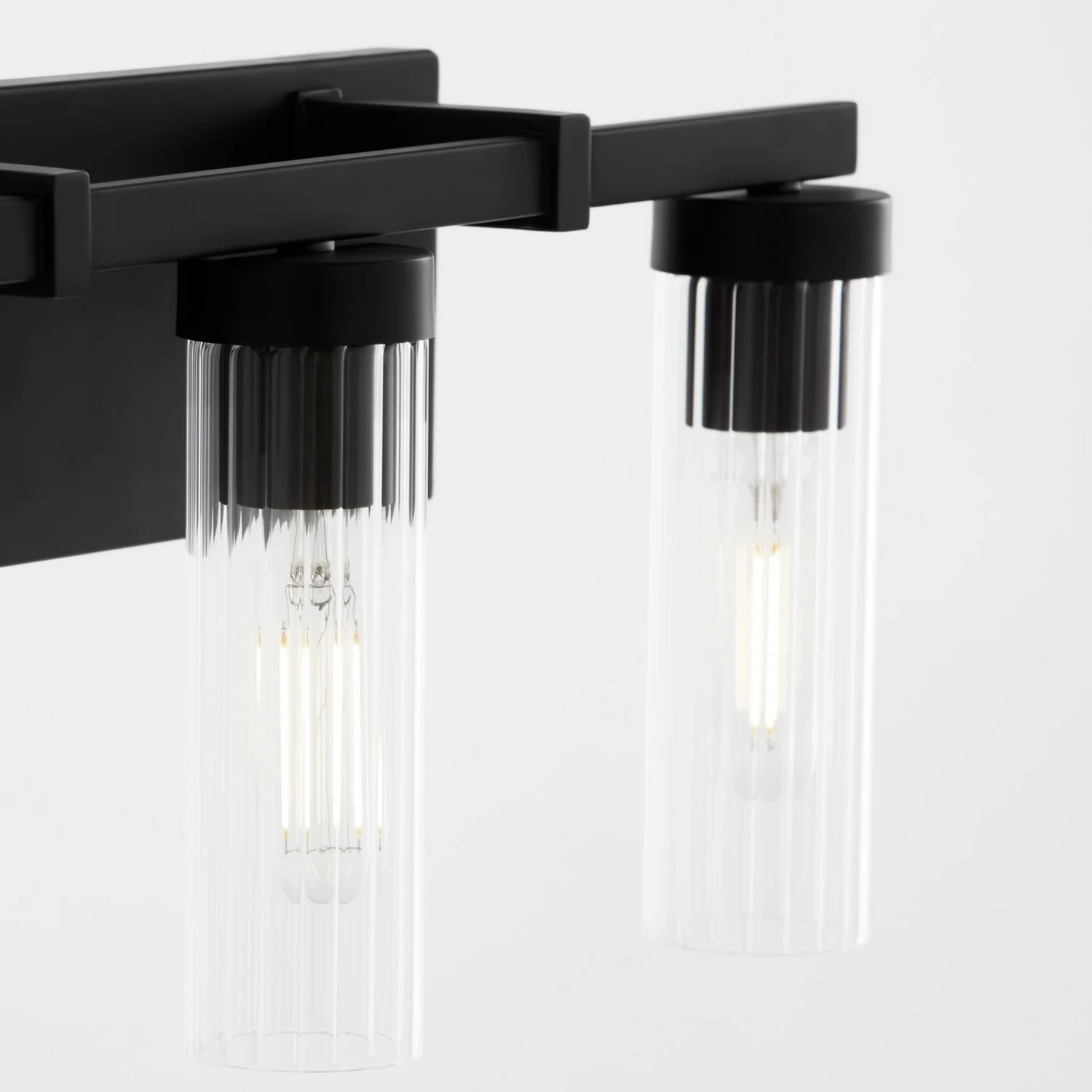 Kilbey 3-Light 21-1/2 in Bathroom Vanity Light, Matte Black - Image 2