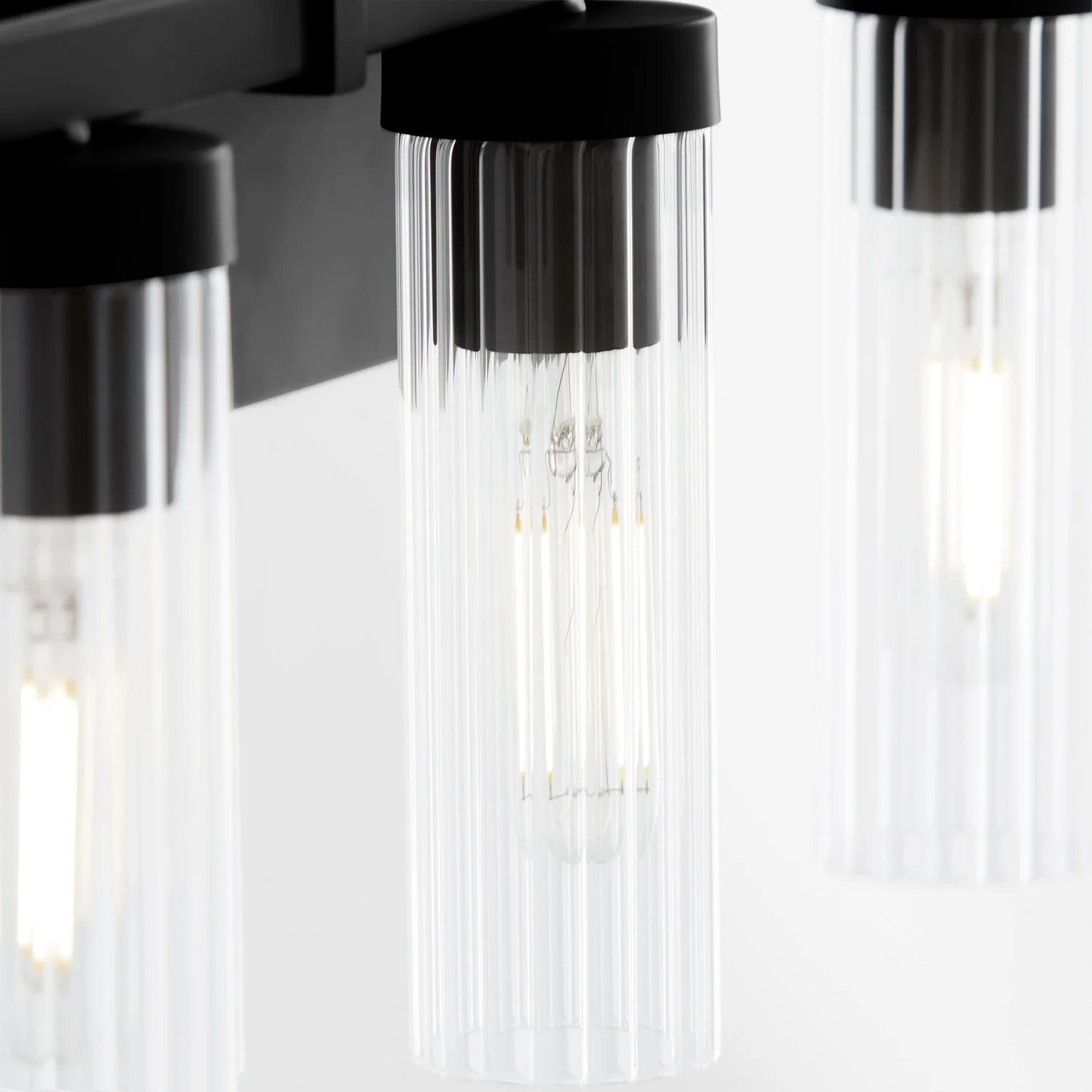 Kilbey 3-Light 21-1/2 in Bathroom Vanity Light, Matte Black - Image 3