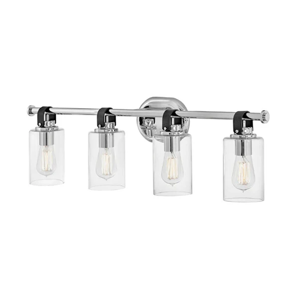 2-Light Traditional Bathroom Vanity Light, Satin Nickel - Image 2