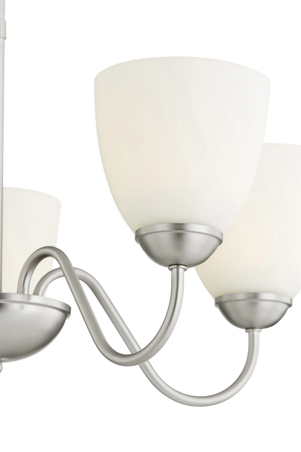 5-Light Traditional Chandelier, Satin Nickel - Image 4