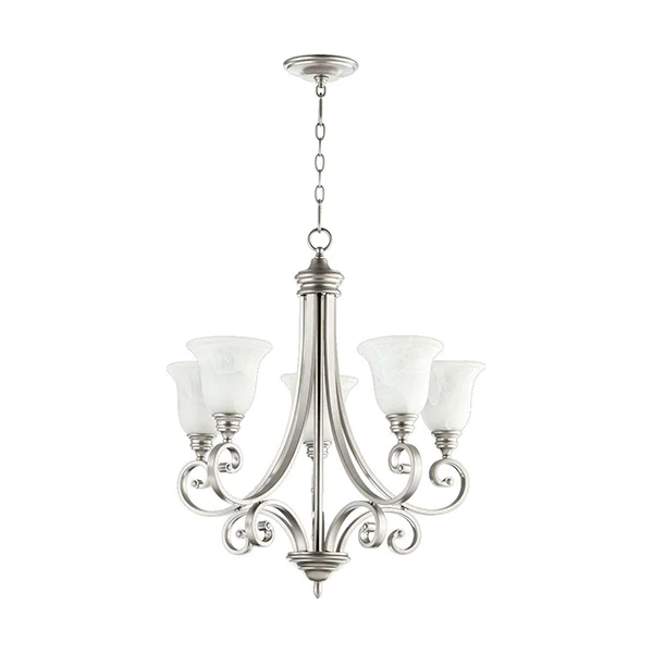 Bryant 5-Light Chandelier, Nickel