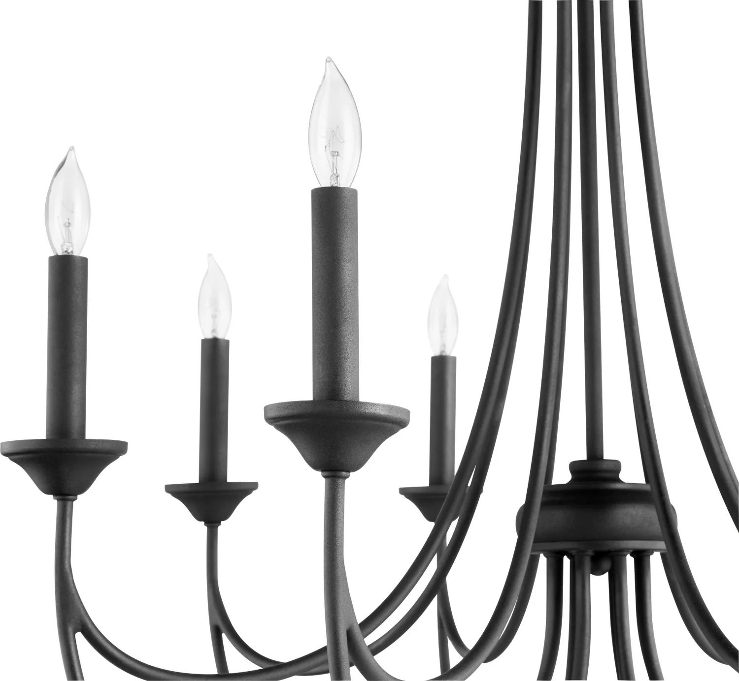 Brooks 8-Light Transitional Chandelier, Black - Image 3