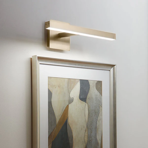 18 in Integrated LED Picture Light, Aged Brass - Image 3