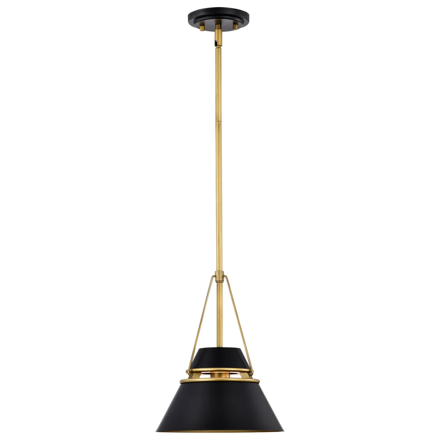 60W SAT 1LT 60 in FX Pendant, Bronze