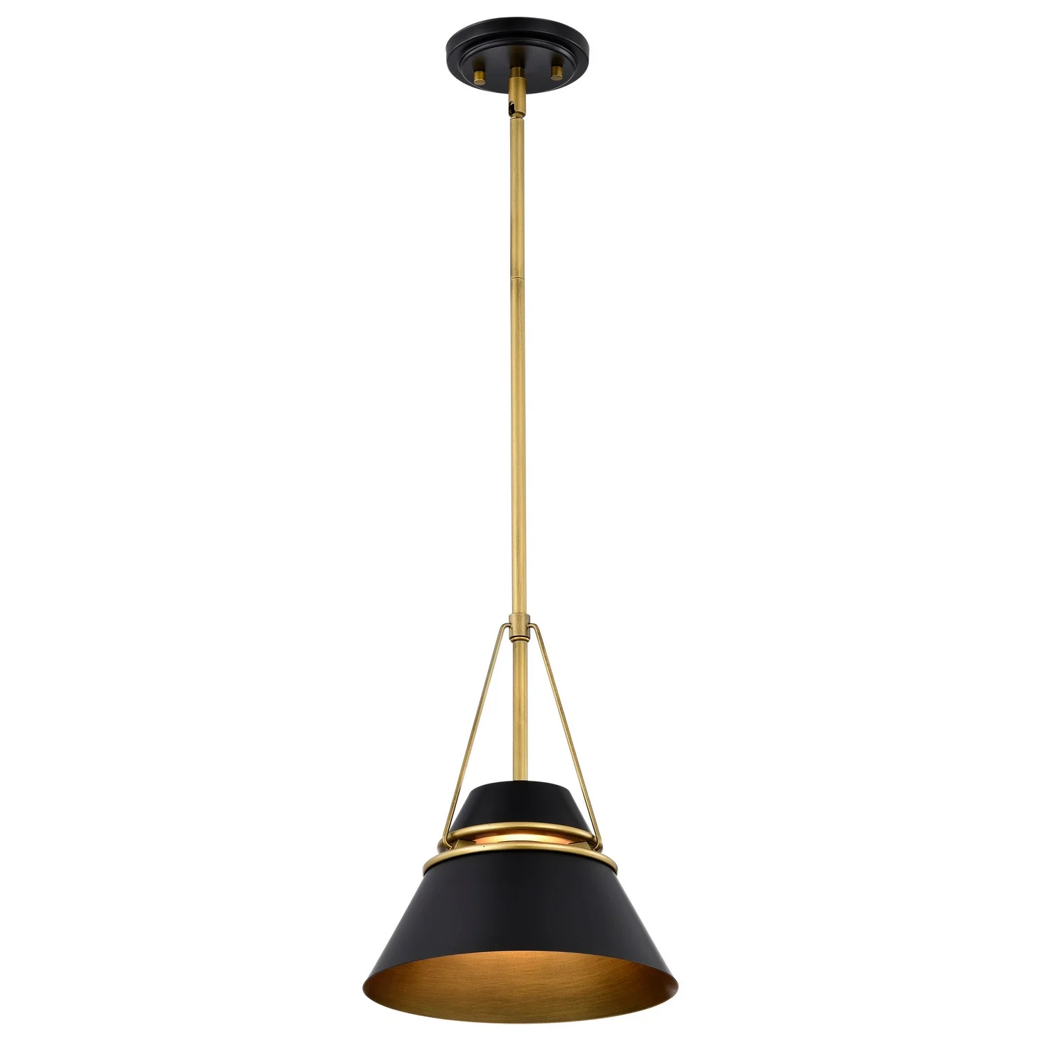 60W SAT 1LT 60 in FX Pendant, Bronze - Image 3