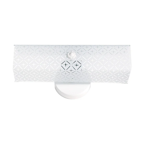 Satco 2-Light 14 in Bathroom Vanity Light, White
