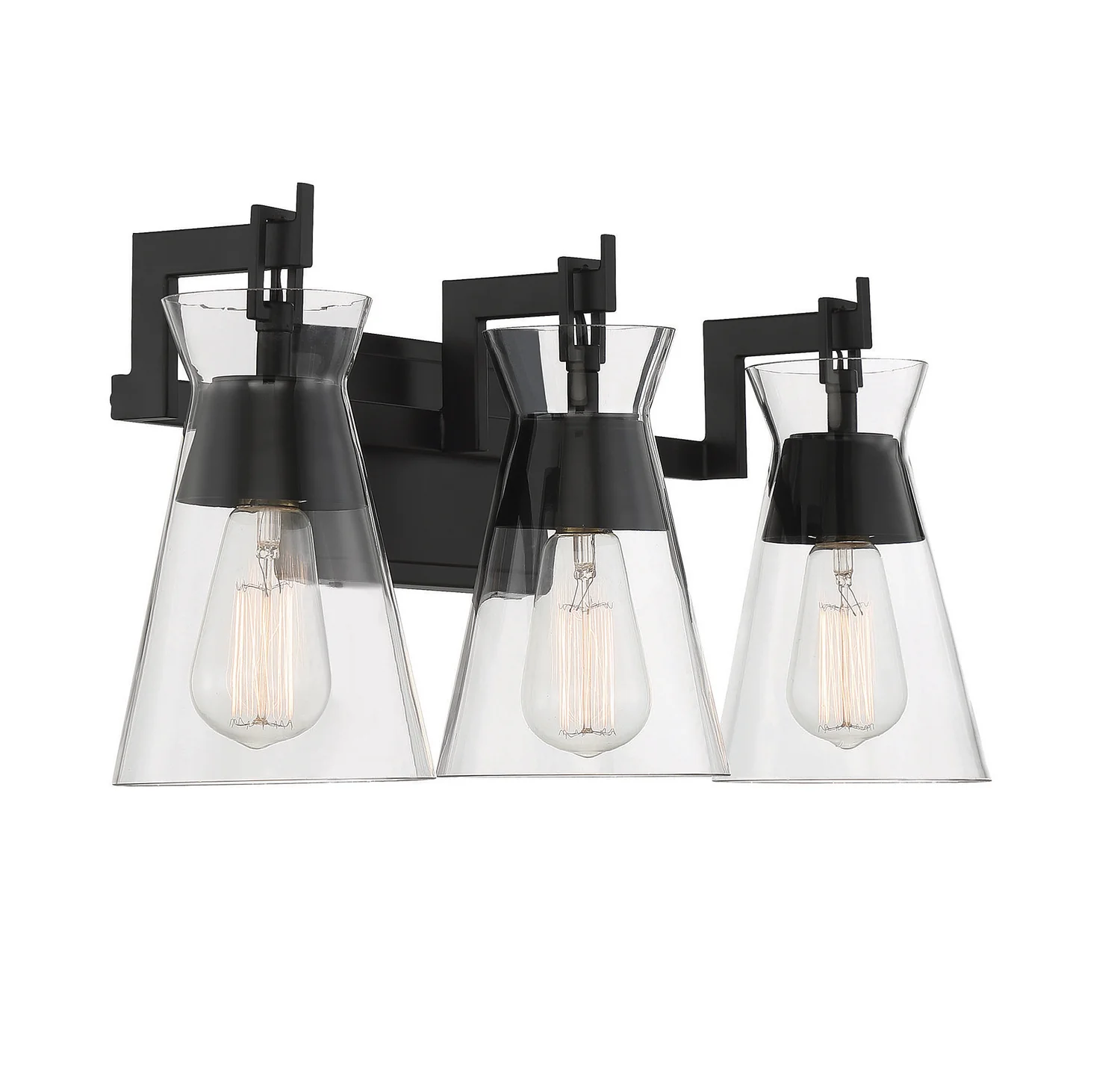 Lakewood Bathroom Bathroom Vanity Light, Matte Black - Image 3