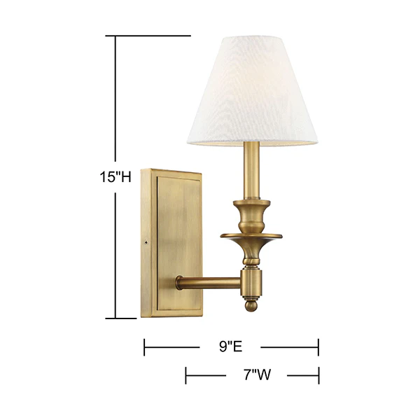 Meridian 1-Light Wall Sconce, Brushed Nickel - Image 2