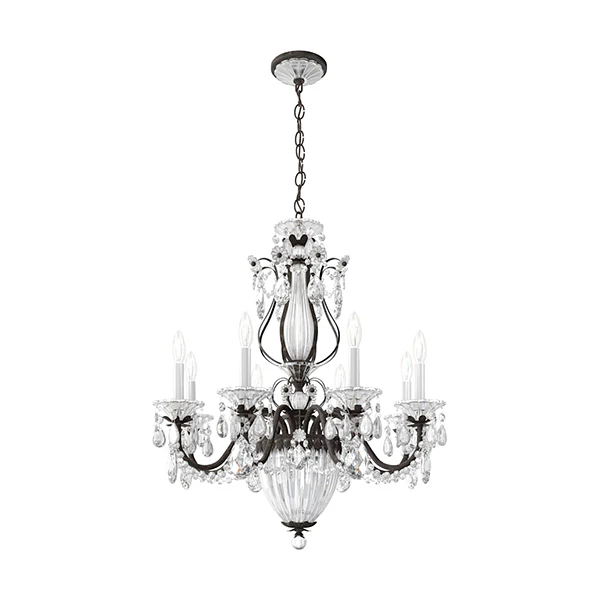 Bagatelle 11-Light 26-1/2 in Chandelier Ceiling-Light, Heirloom Bronze