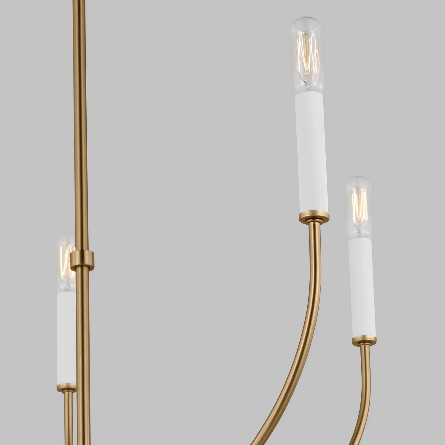 Greenwich 5-Light Chandelier, Satin Brass - Image 2