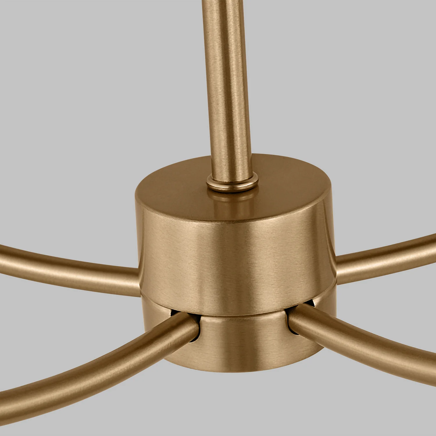 Greenwich 5-Light Chandelier, Satin Brass - Image 3
