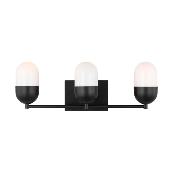 Foster Bathroom Vanity Light, Midnight Black