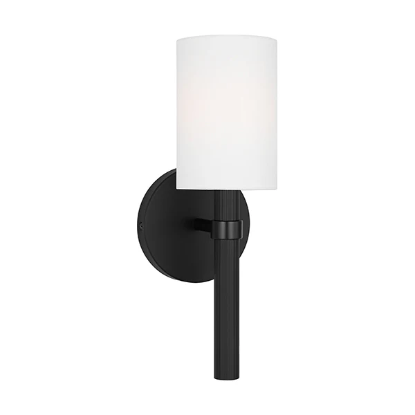 Manor Small Sconce, Midnight Black