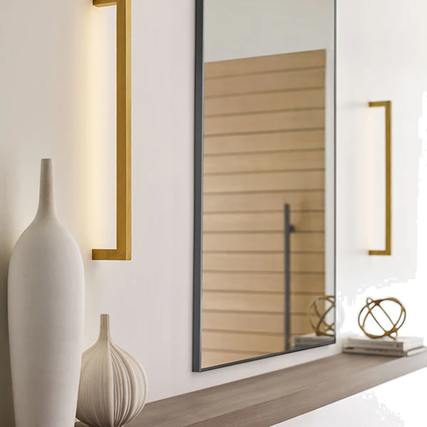 Stagger Small Sconce, Natural Brass - Image 3