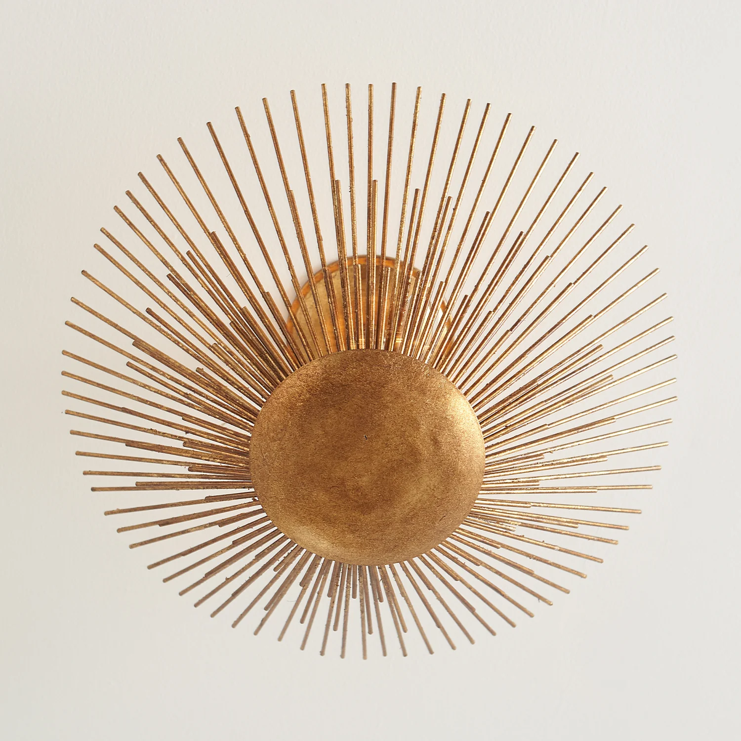 Helios 3-Light Semi-Flush Mount Ceiling Light, Aged Brass - Image 6