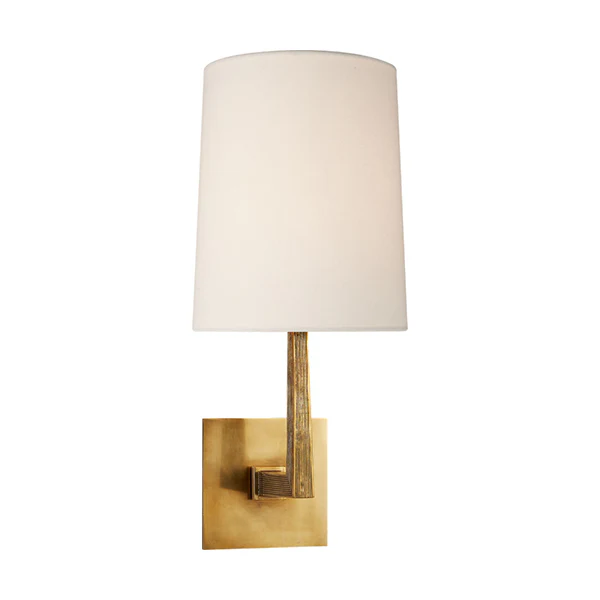 Signature Ojai Medium Single Sconce, Soft Brass