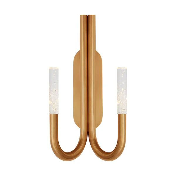 Signature Rousseau Sconce, Antique Brass