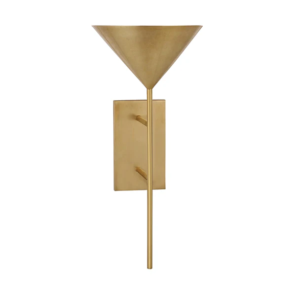 Signature Orsay 1-Light 7-1/4 in Wall Sconce, Hand-Rubbed Antique Brass