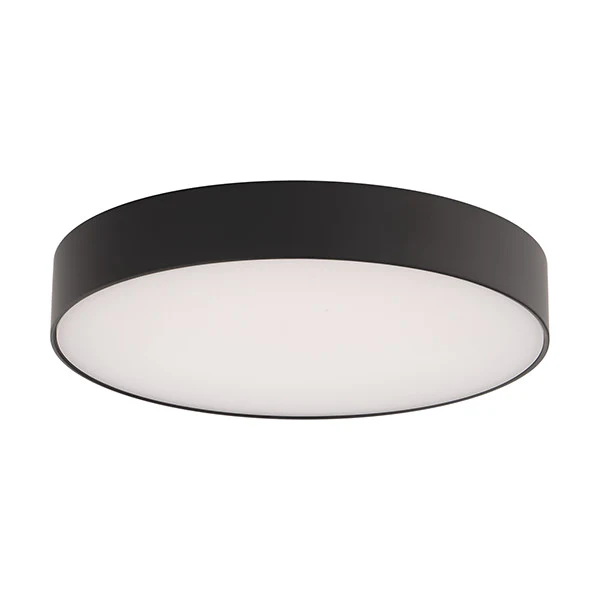 Edgeless Round 20W Flush Mount, Black
