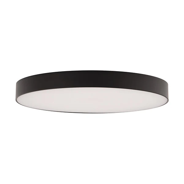 Edgeless Round 20W Flush Mount, Black - Image 2