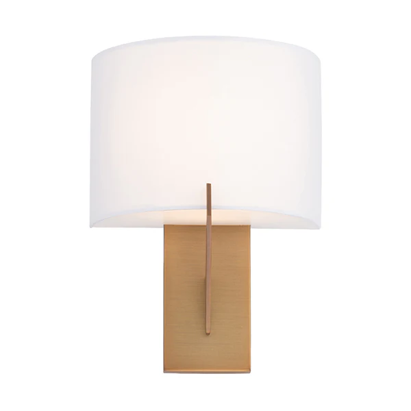Fitzgerald Wall Sconce, Aged Brass
