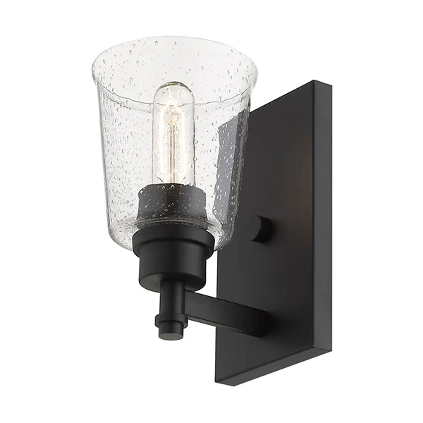 Bohin 9 in Tall Bathroom Sconce, Matte Black - Image 2