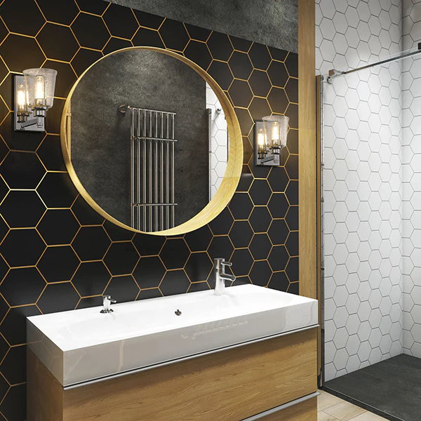 Bohin 9 in Tall Bathroom Sconce, Matte Black - Image 3