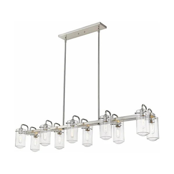 Delaney 12 in Tall Wall Sconce, Brushed Nickel - Image 2
