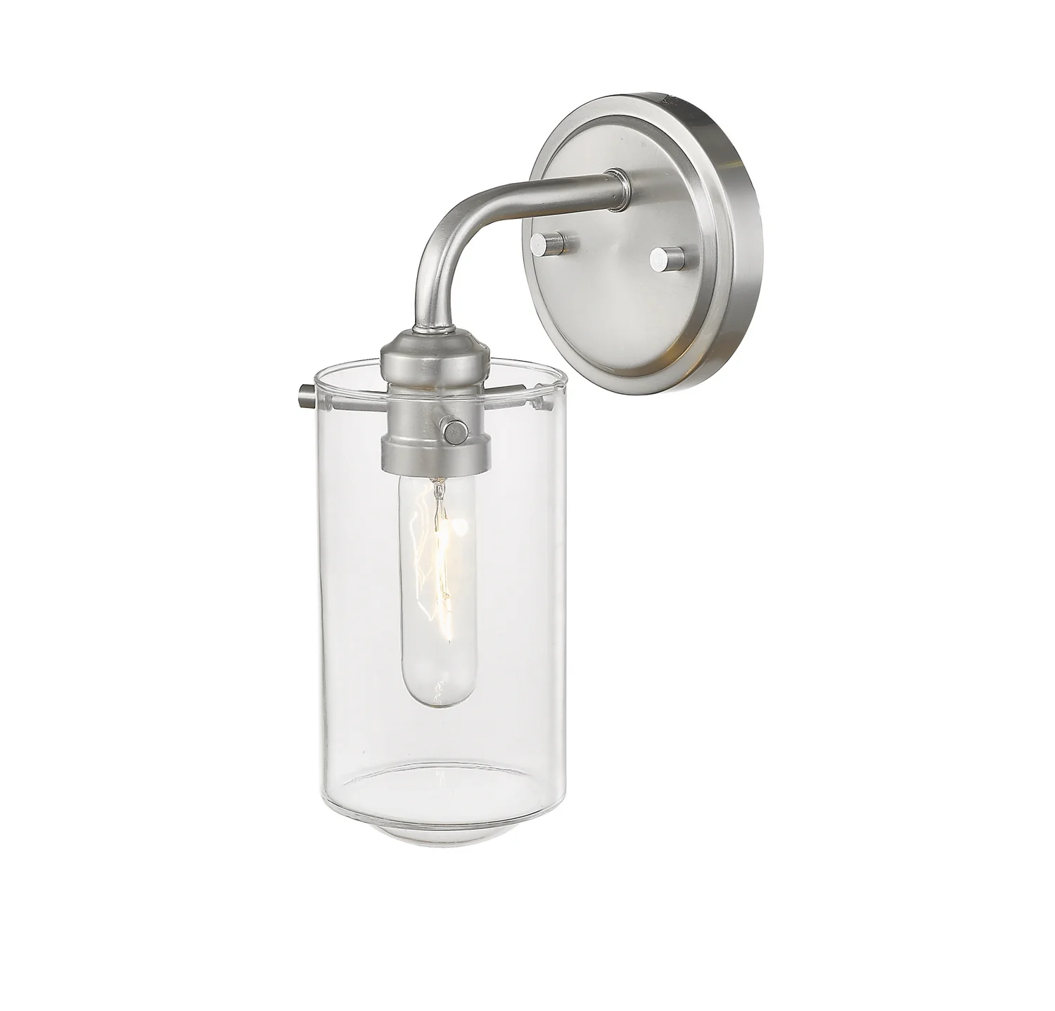 Delaney 12 in Tall Wall Sconce, Brushed Nickel - Image 4