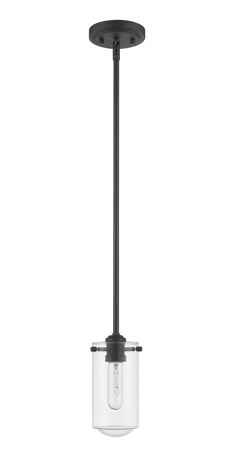 Delaney 1-Light Pendant, Matte Black - Image 2
