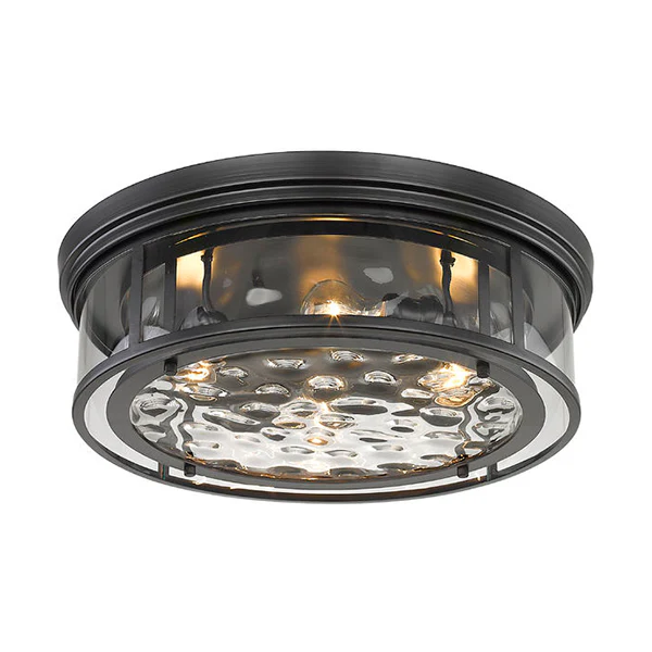 Clarion 4-Light Flush Mount, Matte Black