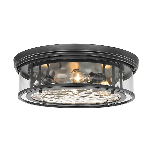 Clarion 4-Light Flush Mount, Matte Black - Image 2