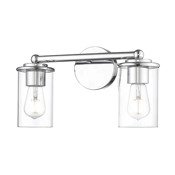 Thayer 2-Light 16 in Bathroom Vanity Light, Chrome