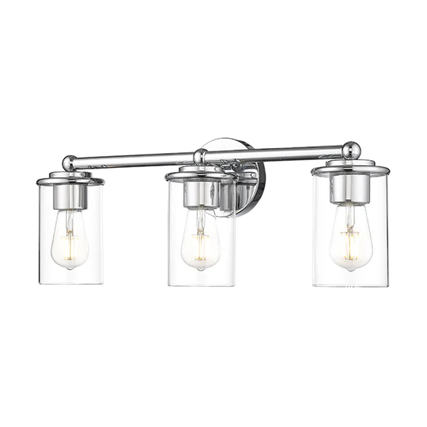 Thayer 3-Light 22-1/2 in Bathroom Vanity Light, Chrome